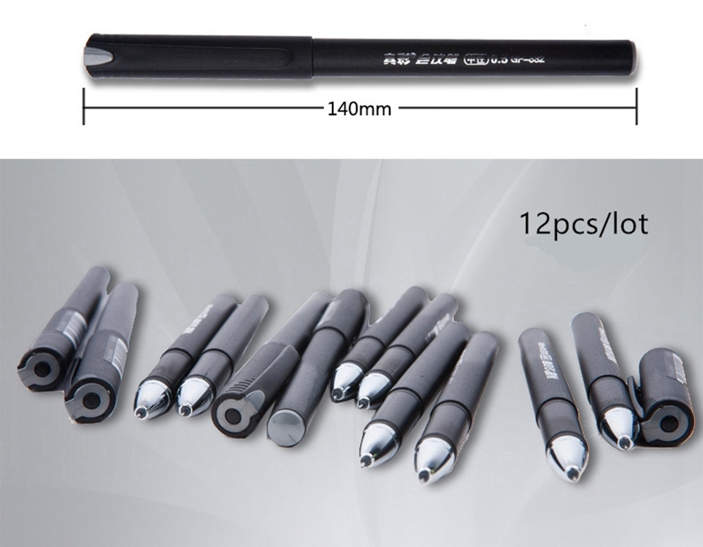 True-Color-GP-532-1Pcs-05mm-Black-Ink-Gel-Pen-Writing-Smoothly-School-Office-Stationery-1327065-7