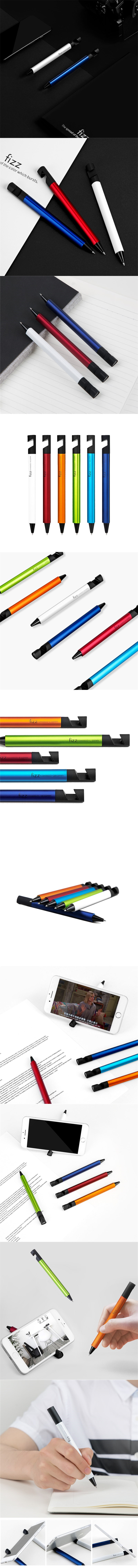 XIAOMI-Fizz-1PC-Multifunctional-2-In-1-Gel-Pen--Mobile-Phone-Holder-05mm-Rotating-Gel-Pen-Black-Ink--1485115-1