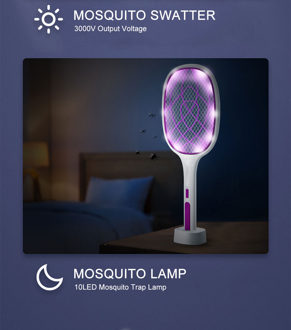 2-In-1-610-LED-Mosquito-Killer-Lamp-3000V-Electric-Mosquito-Swatter-USB-Rechargeable-Insect-Mosquito-1834008-3