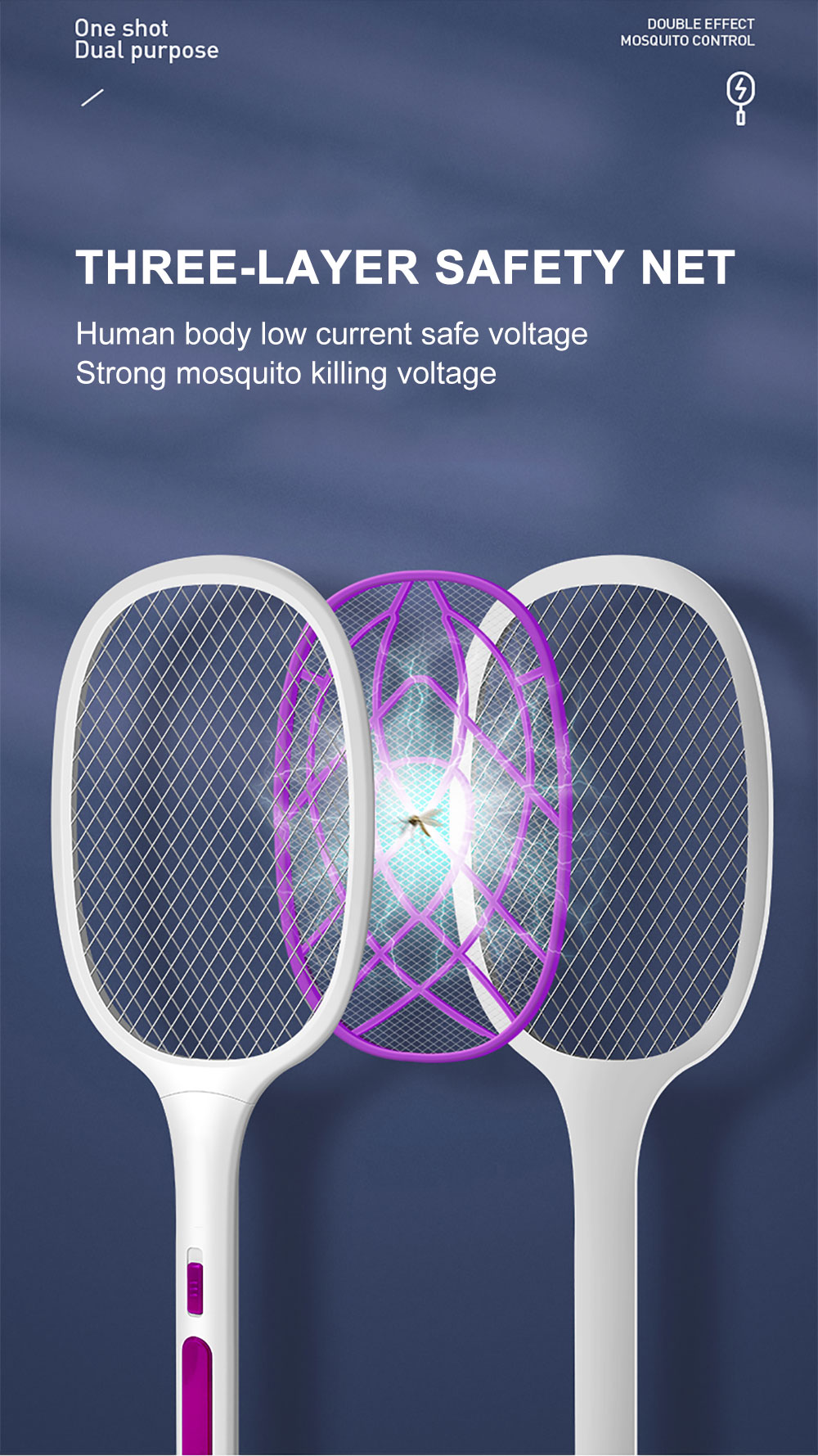 2-In-1-610-LED-Mosquito-Killer-Lamp-3000V-Electric-Mosquito-Swatter-USB-Rechargeable-Insect-Mosquito-1834008-6