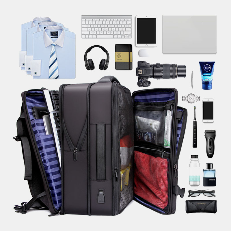 14-Inch-Large-Capacity-Macbook-Storage-Bag-Multifunction-with-USB-Charging-Port-Waterproof-Travel-Ba-1808722-5
