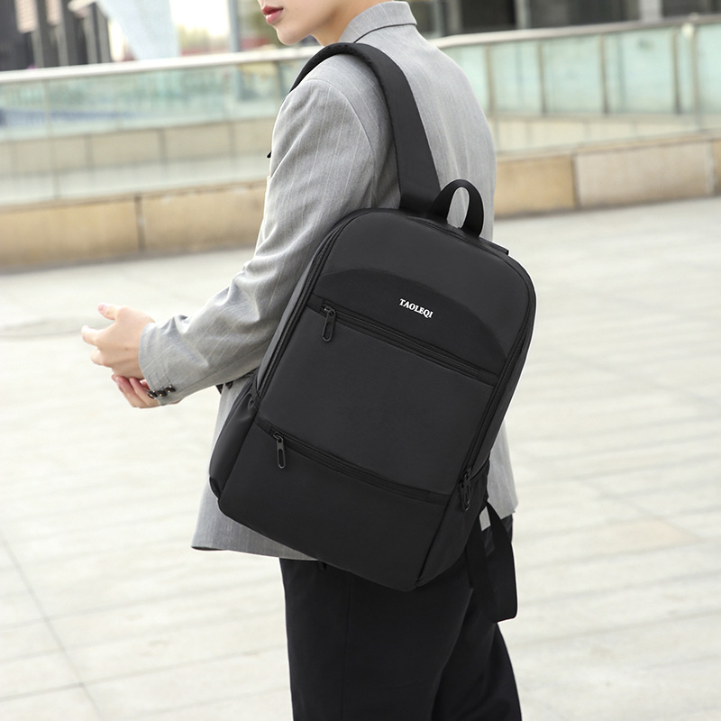 14-inch-Men-Nylon-Extension-Capacity-Multi-Pocket-Business-Macbook-Storage-Bag-Backpack-1680970-16
