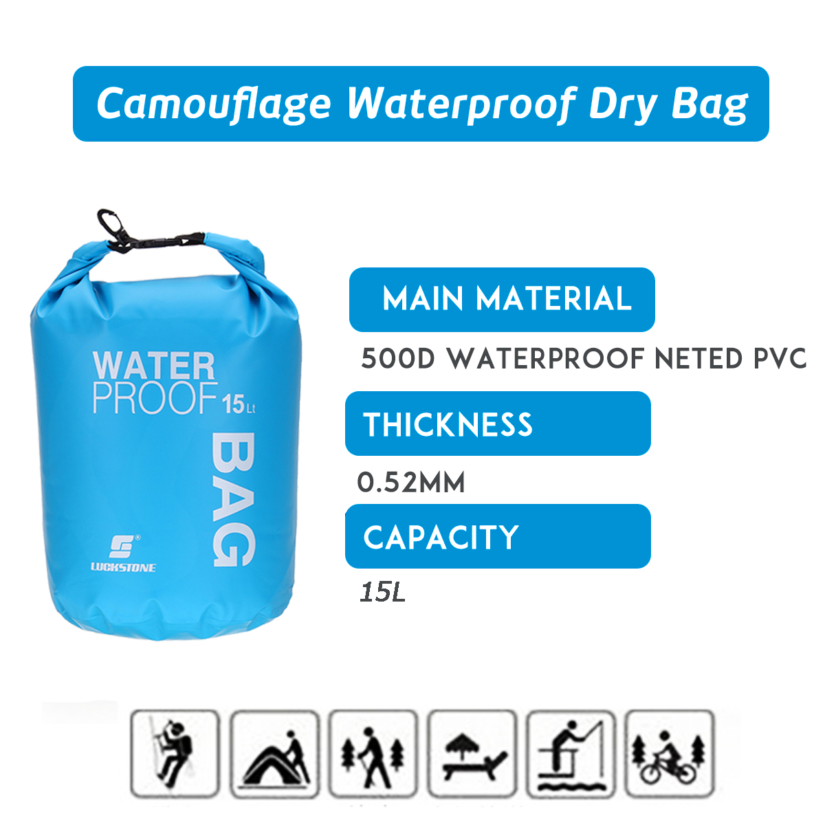 15L-Outdoor-Swimming-Air-Inflation-Floating-Mobile-Phone-Camera-Storage-PVC-Waterproof-Bag-1820816-2