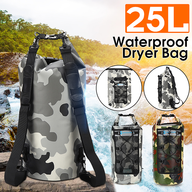 25L-Waterproof-Hiking-Gear-Backpack-Dry-Luggage-Bag-Adjustable-Shoulder-Strap-Floating-Dry-Sack-for--1808732-1