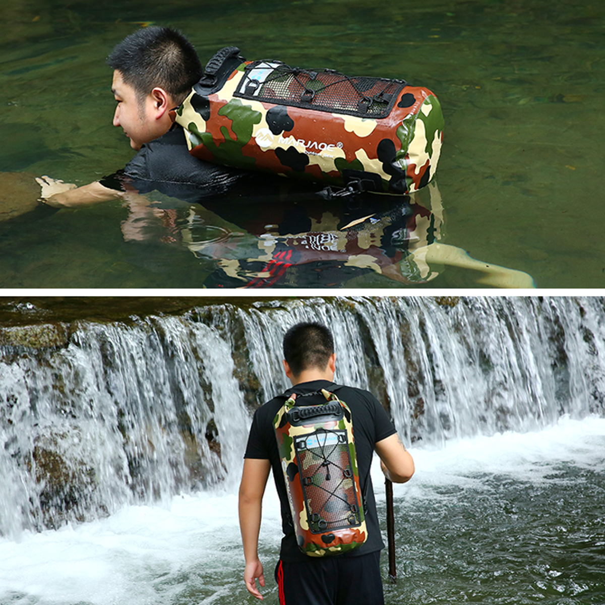 25L-Waterproof-Hiking-Gear-Backpack-Dry-Luggage-Bag-Adjustable-Shoulder-Strap-Floating-Dry-Sack-for--1808732-10