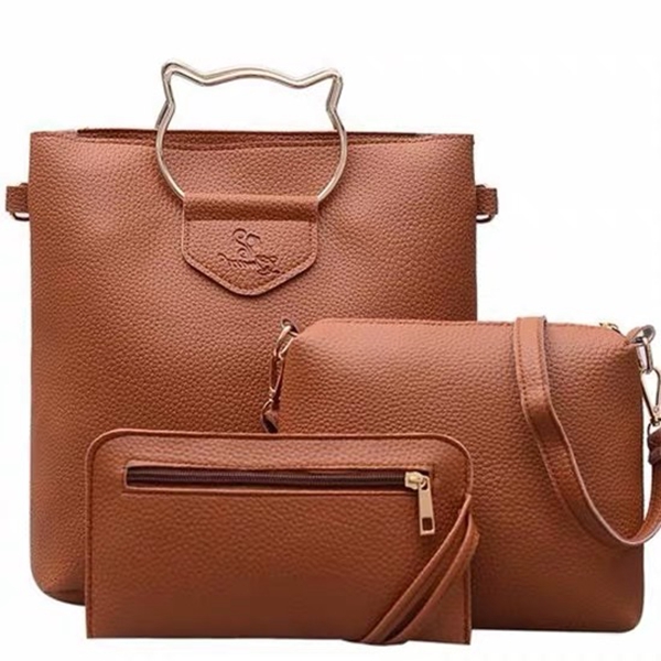 3PCS-Set-Fashion-PU-Leather-Mobile-Phone-Tablet-Storage-Shoulder-Crossbody-Bag-Handbag-Wallet-Purse-1484313-2