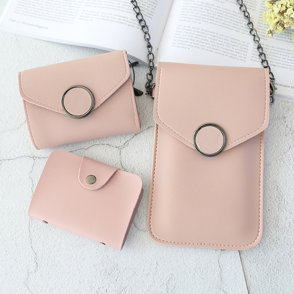 3PCS-Set-Fashion-with-Touch-Screen-Window-Mobile-Phone-Storage-Crossbody-Shoulder-Bag-Card-Holder-Pu-1319347-13
