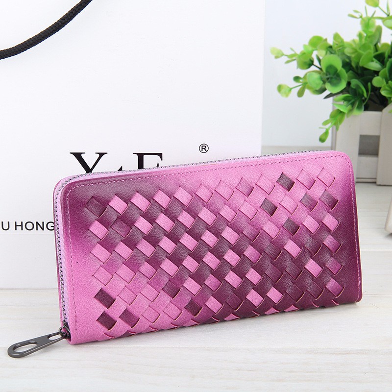 55-Inch-Womens-PU-Woven-Texture-Long-Wallet-Phone-Bag-Handbag-For-iPhone-77-PLus-Samsung-S7-Edge-1108138-2