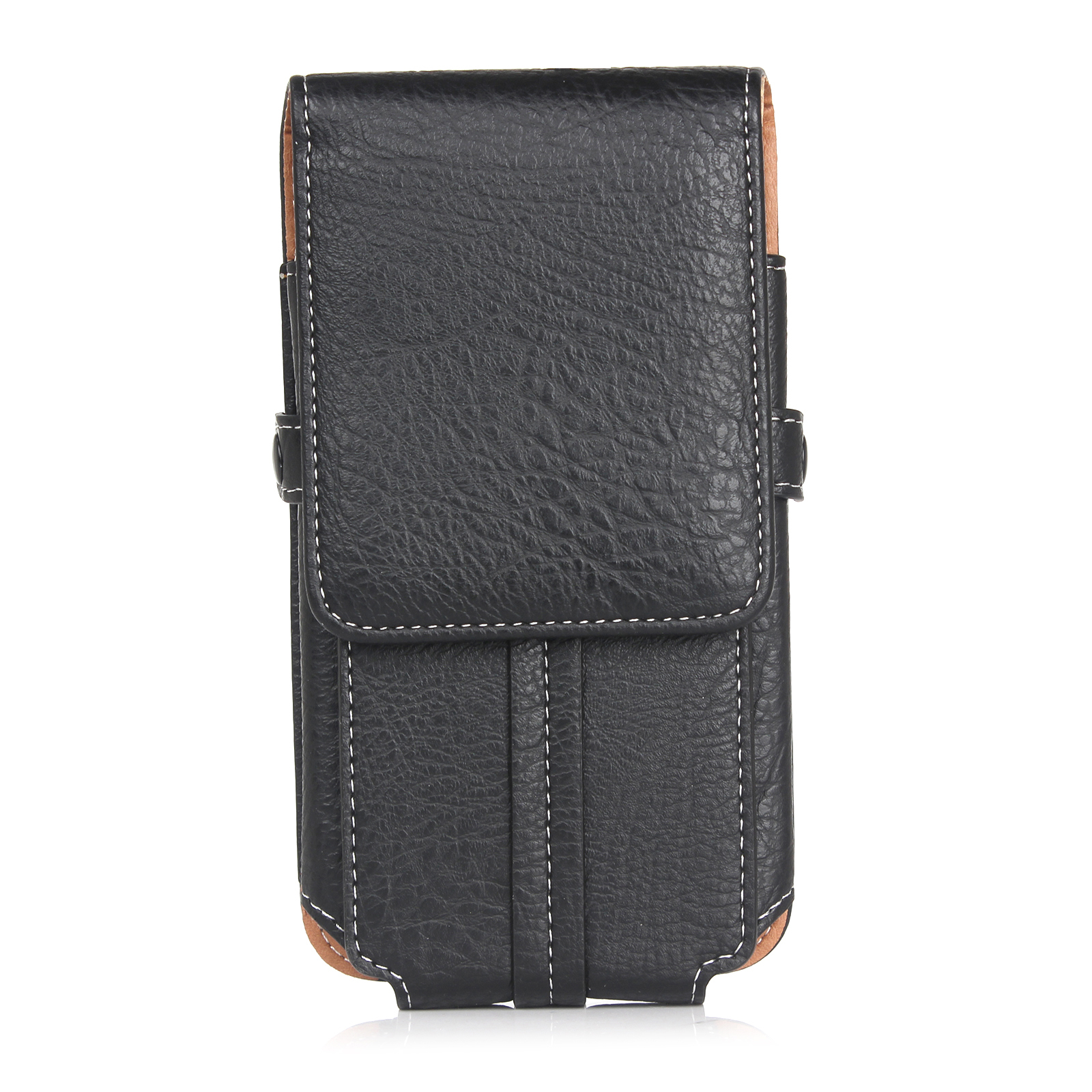 Bakeey-Casual-Vintage-Bussiness-64-inch-Vertical-Multi-Pocket-Multi-Card-Slot-PU-Leather-Mobile-Phon-1692765-3