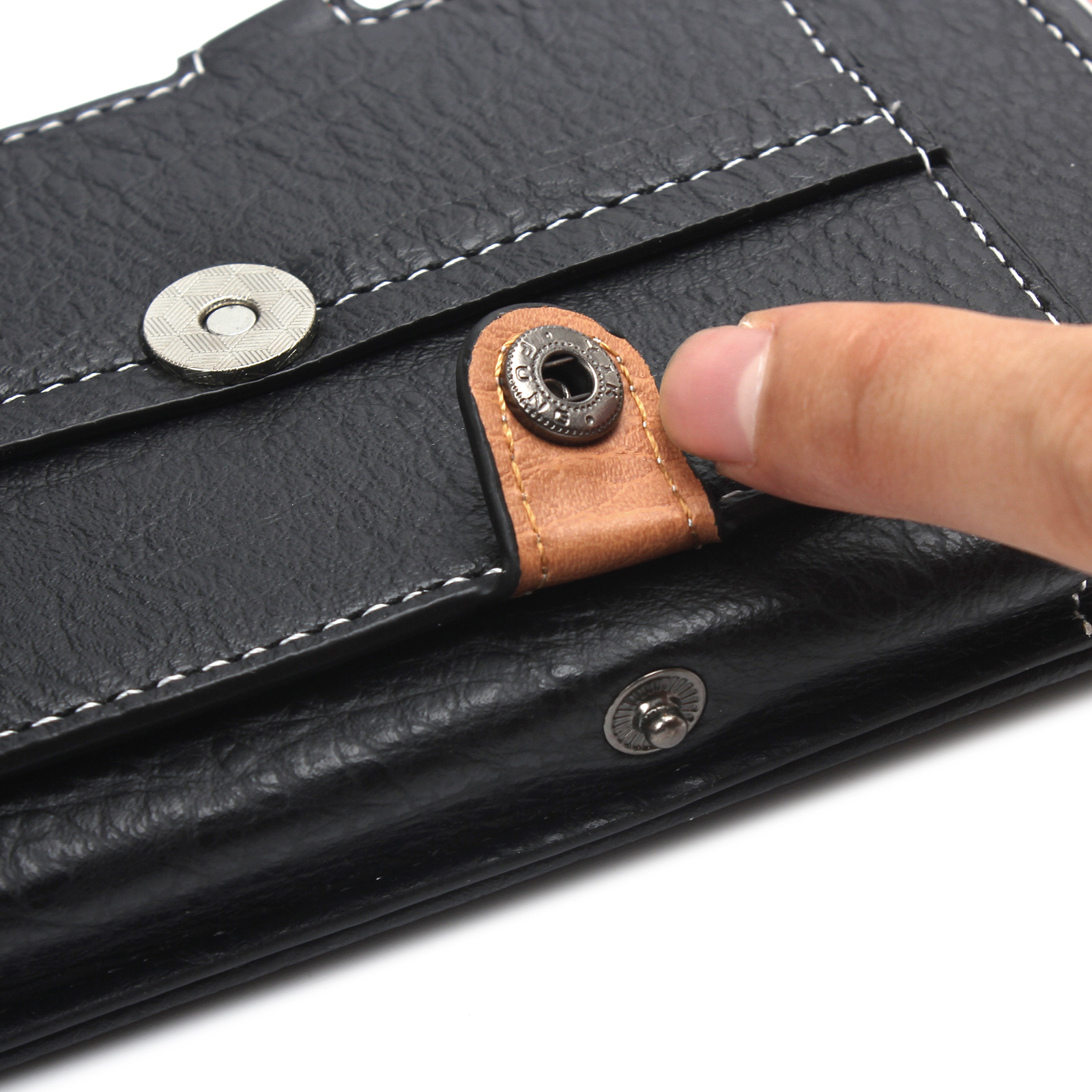 Bakeey-Casual-Vintage-Bussiness-64-inch-Vertical-Multi-Pocket-Multi-Card-Slot-PU-Leather-Mobile-Phon-1692765-6