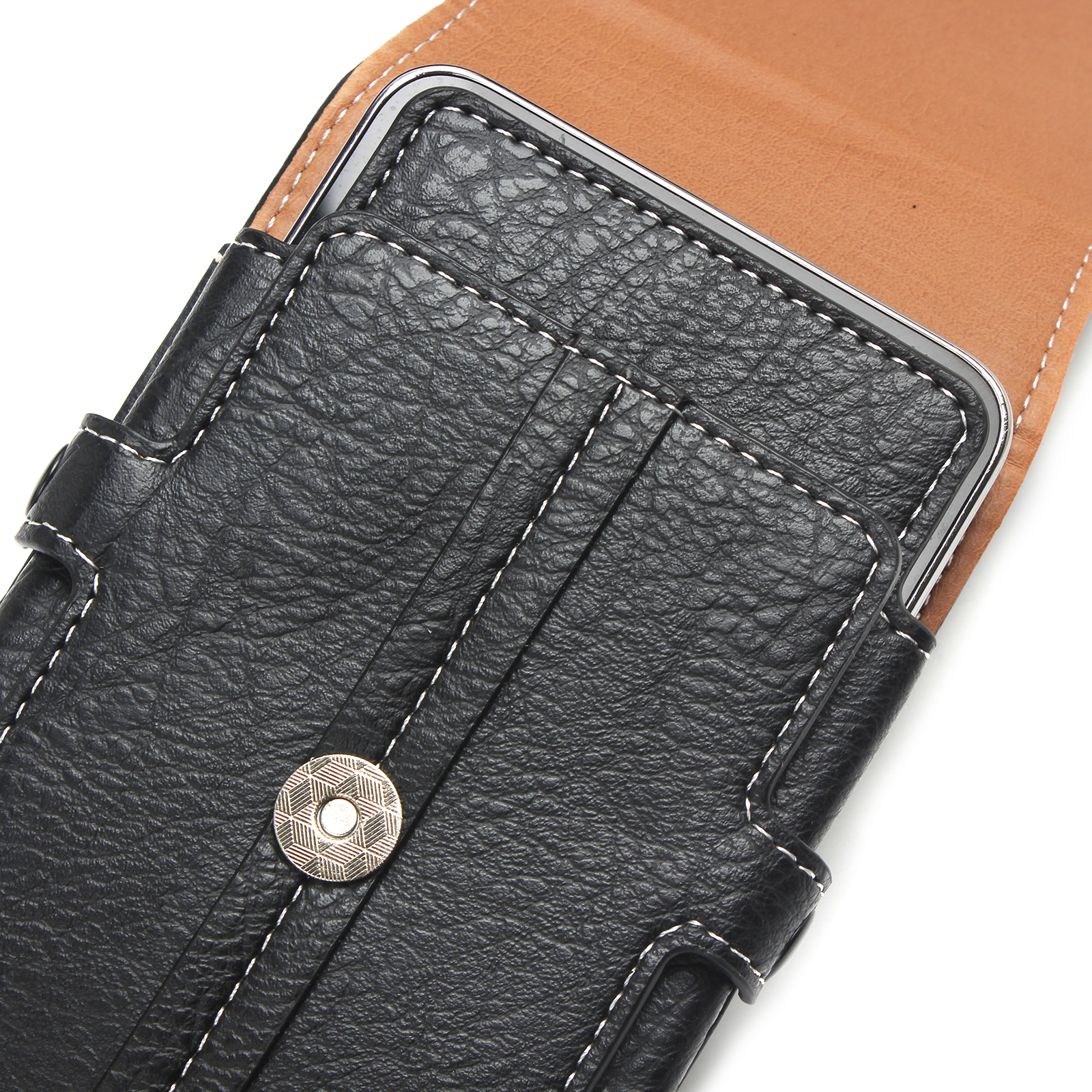 Bakeey-Casual-Vintage-Bussiness-64-inch-Vertical-Multi-Pocket-Multi-Card-Slot-PU-Leather-Mobile-Phon-1692765-7