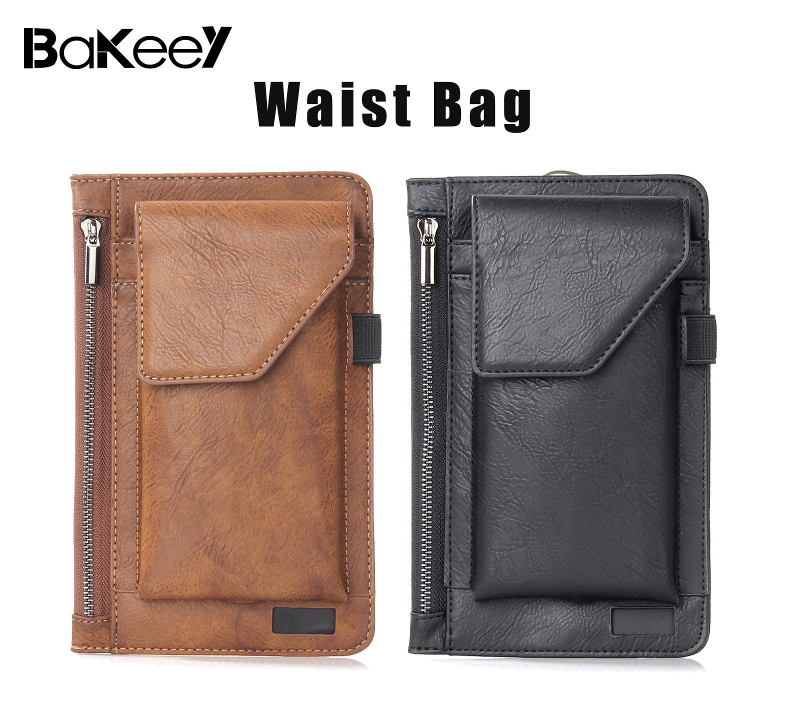 Bakeey-Casual-Vintage-Bussiness-Multi-Pocket-Reserve-Charging-Port-PU-Leather-Mobile-Phone-Money-Hik-1692248-1