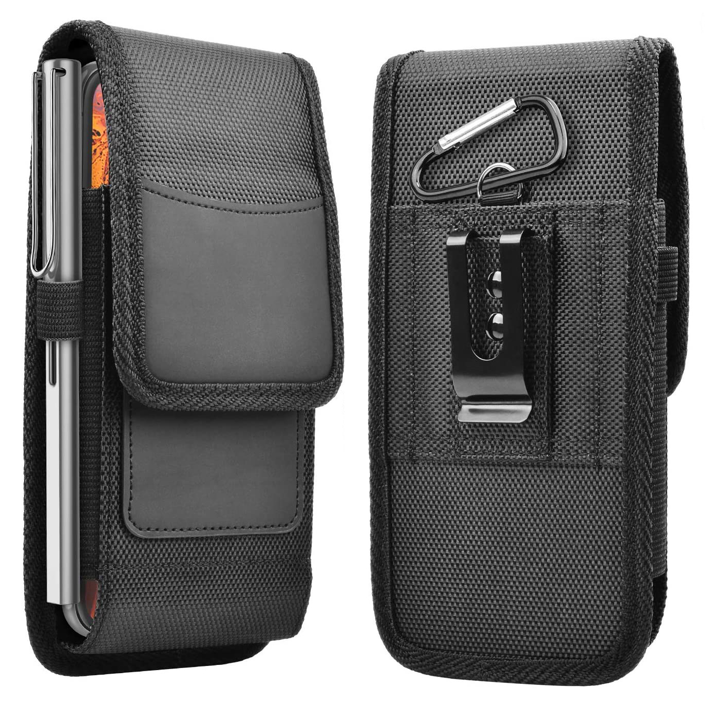 Bakeey-Horizontal-Oxford-Nylon-Mobile-Phone-Storage-Bag-Wallet-Belt-Waist-Packs-for-57-67-inch-Phone-1912704-1