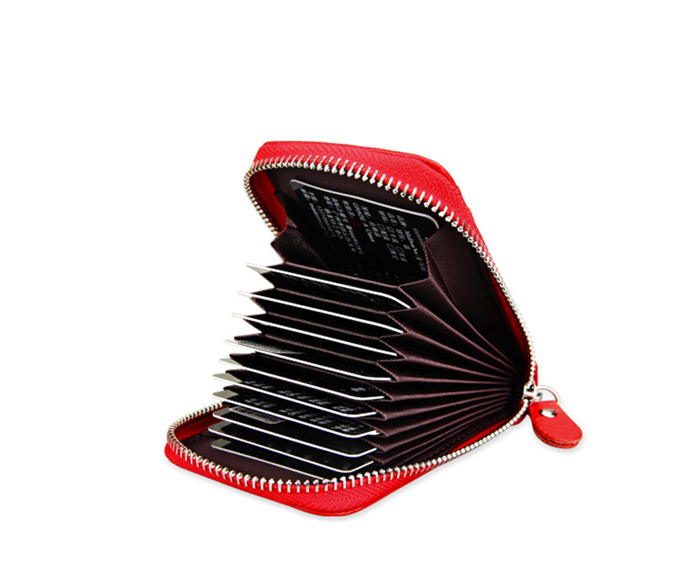 Bakeey-KB09-Portable-RFID-Anti-scan-Genuine-Leather-12-Card-Slots-Coins-Bag-Wallet-Credit-Lock-ID-Ca-1629591-9