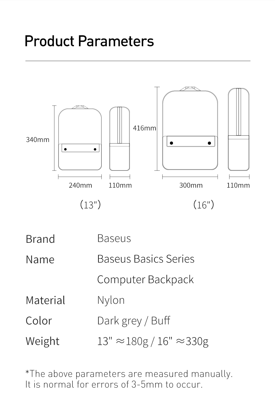 Baseus-20L-Laptop-Backpacks-Bag-Macbook-Computer-Bag-Light-Weight-Travel-Daypacks-Men-Leisure-Backpa-1706596-10