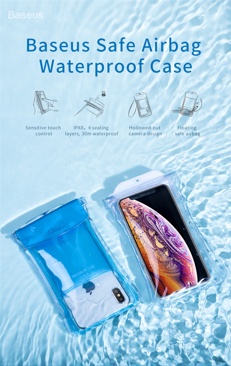 Baseus-4-Sealing-Layers--IPX8-Waterproof-Bag-Senstive-Touch-Airbag-Floating-Protective-Pouch-for-Mob-1449591-1