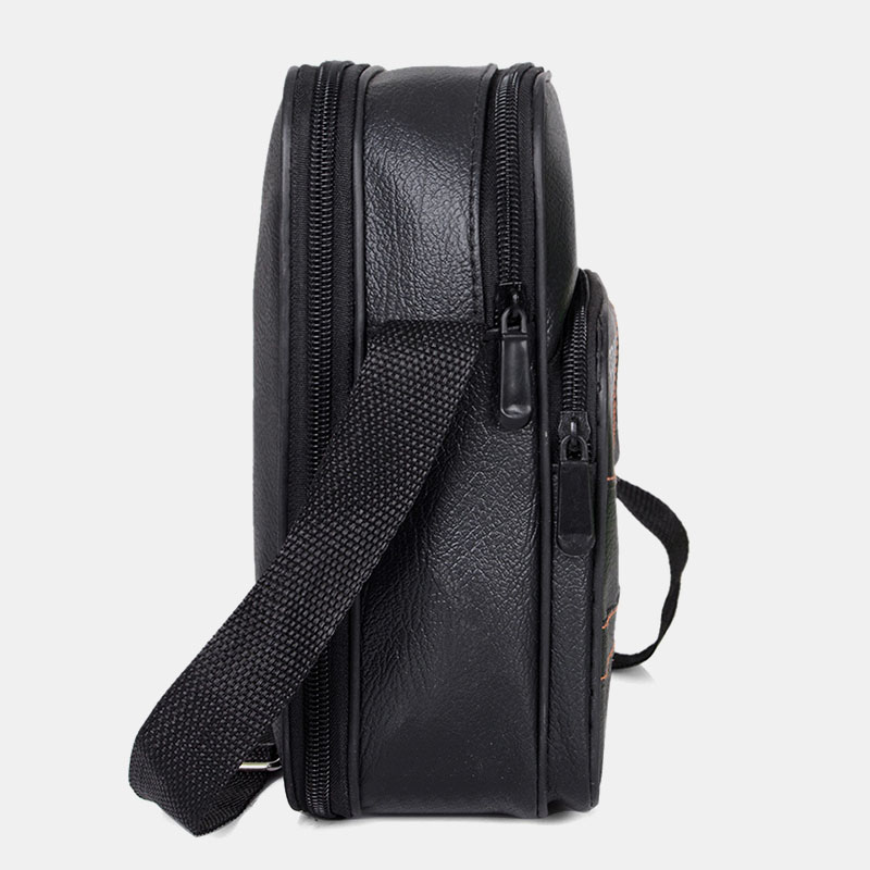 Business-Men-Waterproof-PU-Leather-Men-Messenger-Shoulder-Bag-Backpack-1819647-3