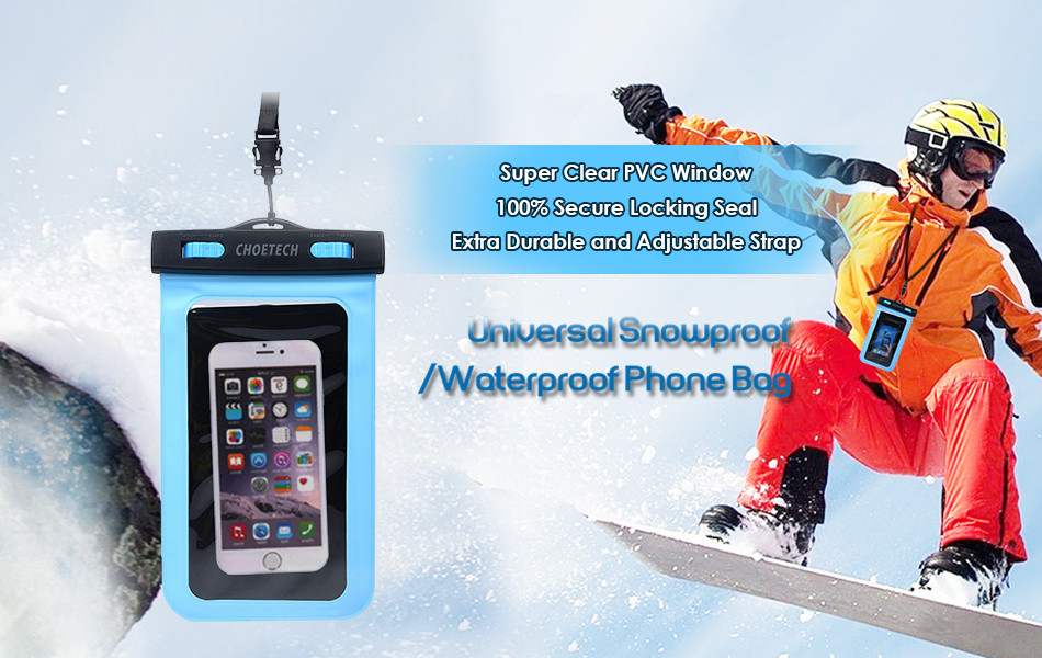 CHOETECH-Swimming-Diving-PVC-Touch-Screen-Clear-IPX8-Waterproof-Phone-Bag-Phone-Pouch-with-Strap-for-1679568-1
