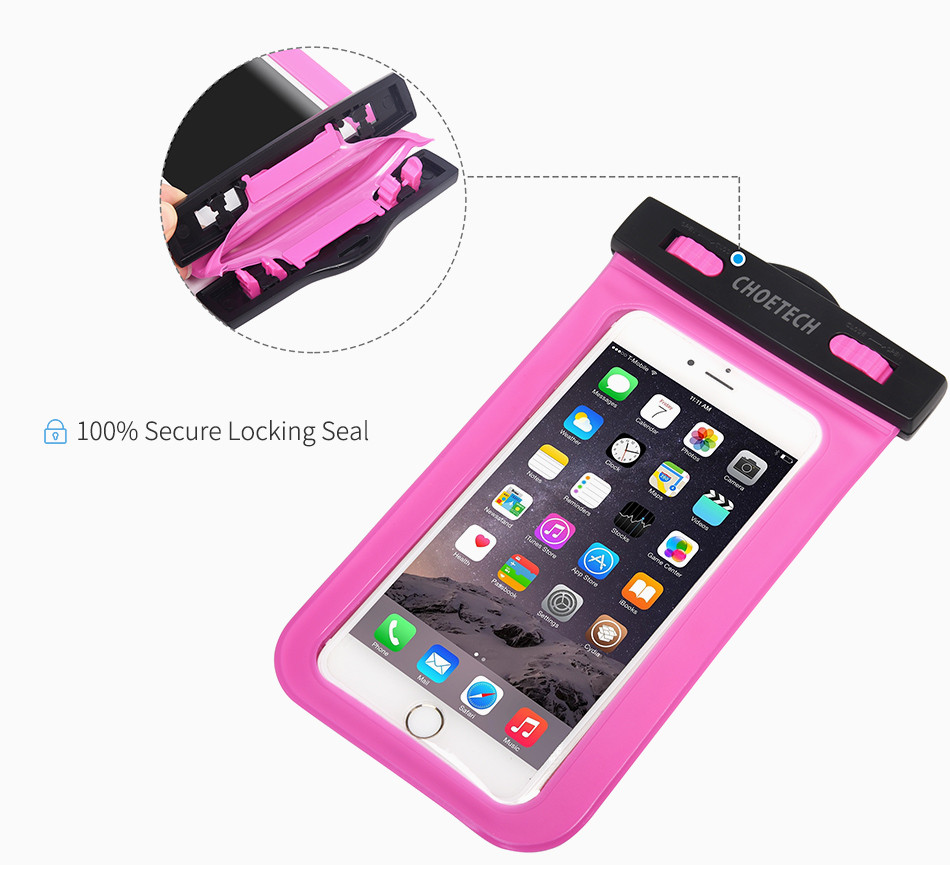 CHOETECH-Swimming-Diving-PVC-Touch-Screen-Clear-IPX8-Waterproof-Phone-Bag-Phone-Pouch-with-Strap-for-1679568-9