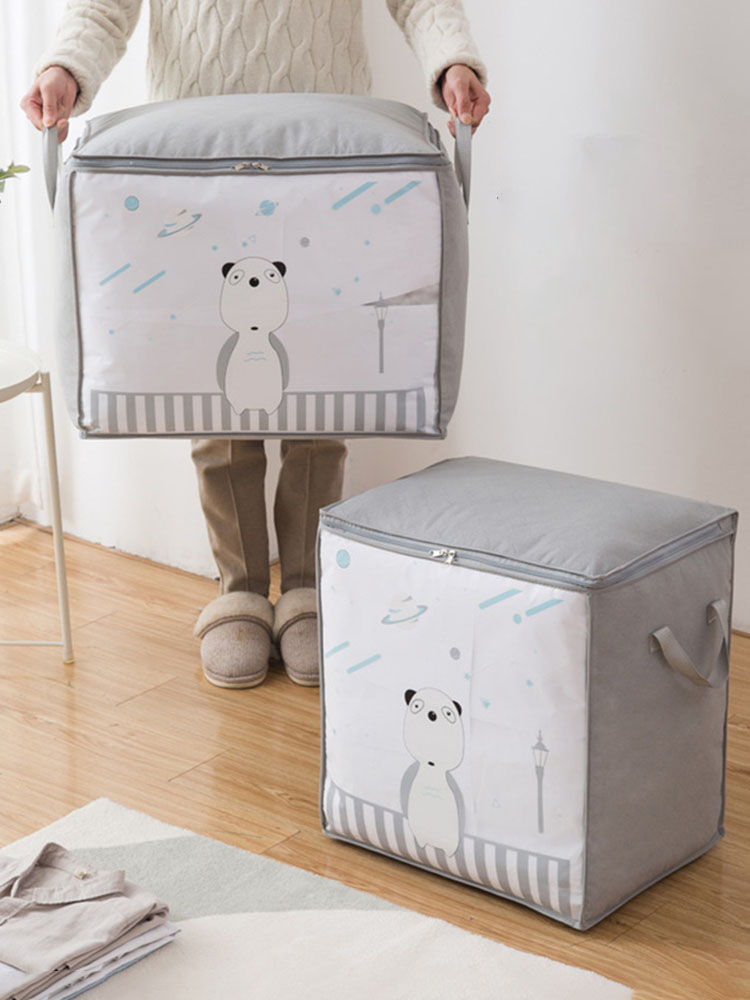 Cartoon-Large-Capacity-Dustproof-Non-Woven-Fabrics-Household-Supplies-Stuff-Storage-Bag-Organizer-1821644-5