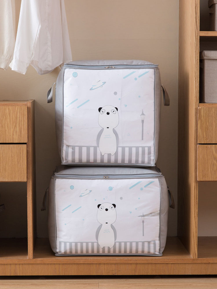 Cartoon-Large-Capacity-Dustproof-Non-Woven-Fabrics-Household-Supplies-Stuff-Storage-Bag-Organizer-1821644-7