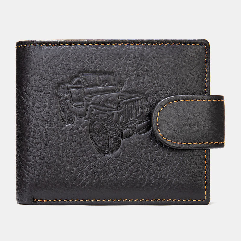 Casual-Business-Flip-with-Multi-Card-Slot-Pockets-Men-Foldable-Short-Wallet-Handbag-1829980-1