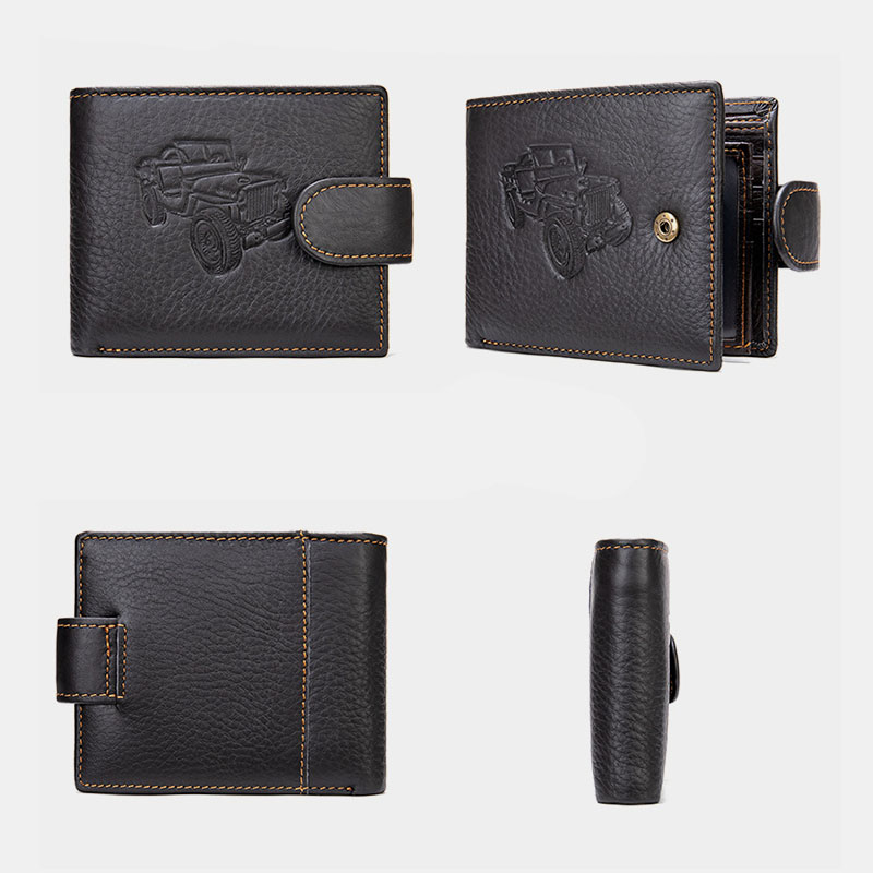 Casual-Business-Flip-with-Multi-Card-Slot-Pockets-Men-Foldable-Short-Wallet-Handbag-1829980-6