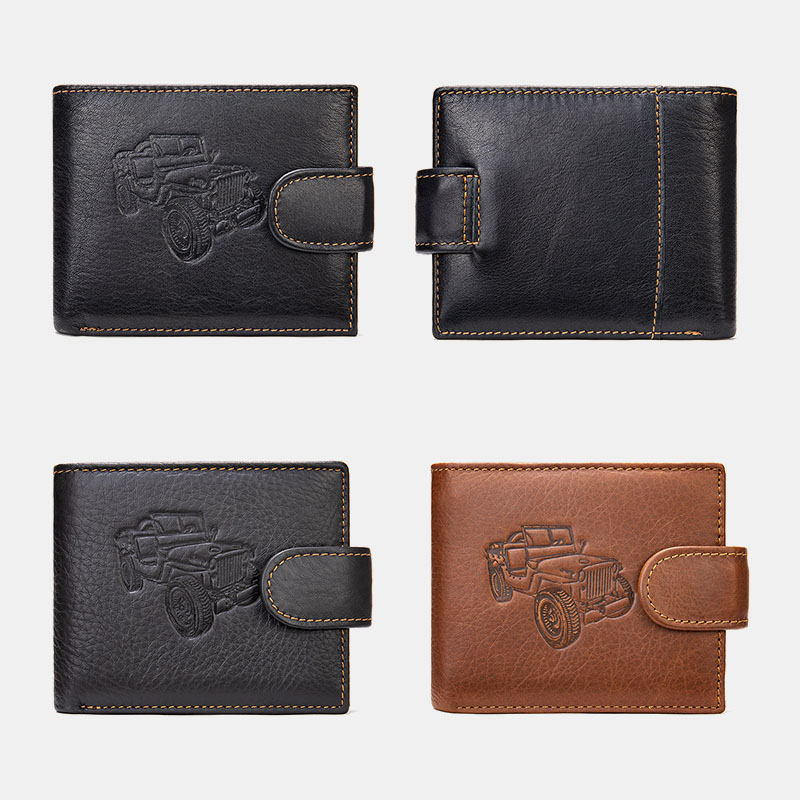 Casual-Business-Flip-with-Multi-Card-Slot-Pockets-Men-Foldable-Short-Wallet-Handbag-1829980-8
