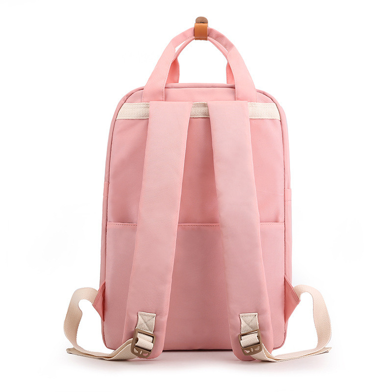 Casual-Large-Capacity-Waterproof-Nylon-Women-Backpack-Macbook-Tablet-Storage-Teenage-Girls-School-Ba-1800850-8