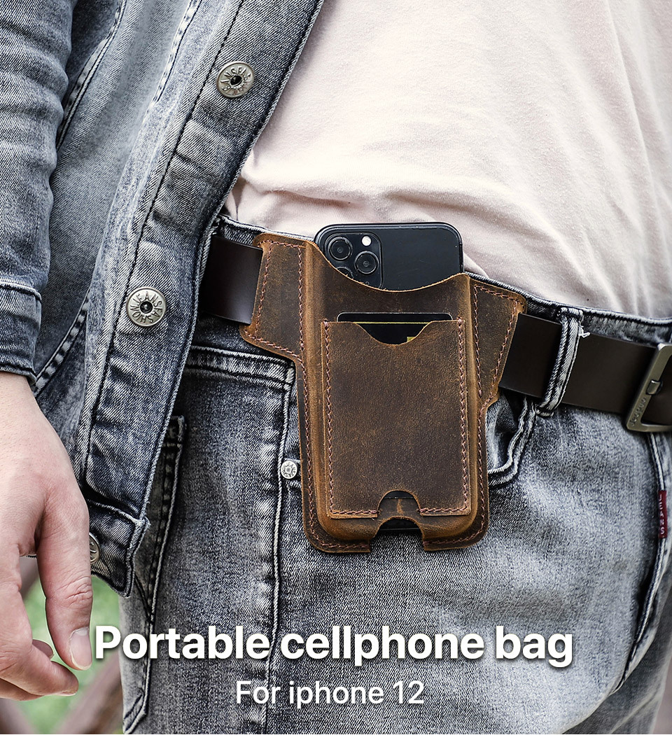 Casual-Phone-Bag-with-Card-Slot-Cowhide-Leather-Men-Belt-Waist-Bag-Sidebag-Pack-for-iPhone-12-Series-1816088-1