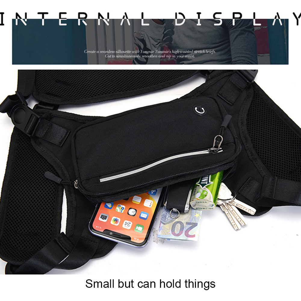 Casual-Sport-with-3M-Night-Reflective-Strip-Waterproof-Mobile-Phone-Storage-Chest-Bag-1827119-2