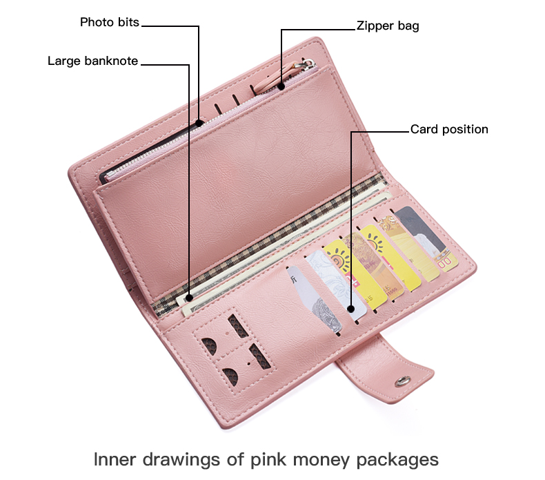 Casual-Zipper-Buckle-PU-Leather-Multi-Card-Slots-Holder-Phone-Coin-Long-Wallet-Women-Purse-Clutch-Ba-1599237-4