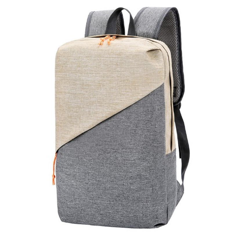 Contrast-Color-Pattern-Large-Capacity-Multi-Pocket-Nylon-Macbook-Storage-Bag-Backpack-1676568-13