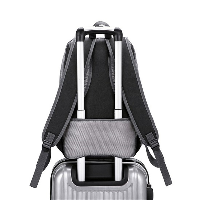 Contrast-Color-Pattern-Large-Capacity-Multi-Pocket-Nylon-Macbook-Storage-Bag-Backpack-1676568-9