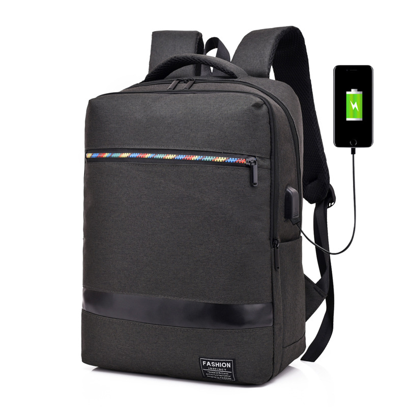 DX-691-Casual-Large-Capacity-Wear-Resistant-with-USB-Charging-Jack-Macbook-Unisex-Storage-Bag-Backpa-1661571-1