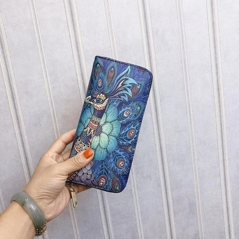 Ethnic-Print-Zipper-Large-Capacity-Mobile-Phone-Coins-Money-Storage-Wallet-Purse-1768370-4