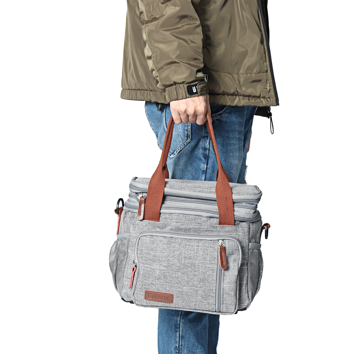 Expandable-Large-Capacity-with-Multiple-Pockets-Leak-proof-Drinks-Lunch-Insulated-Bag-Picnic-Storage-1863622-11