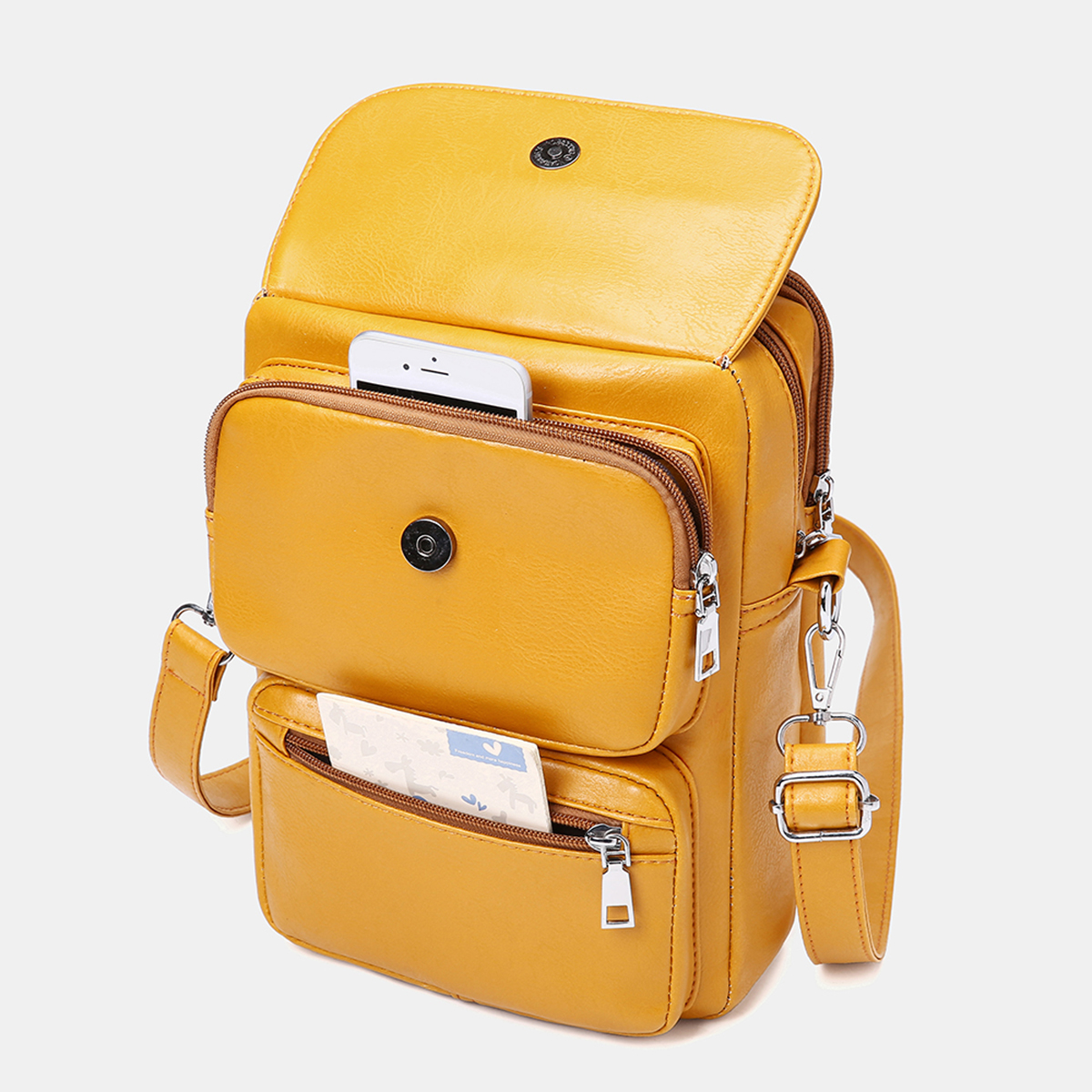 Fashion-Casual-Large-Capacity-with-Multi-Pocket-Mobile-Phone-Tablet-Storage-Crossbody-Shoulder-Bag-B-1642780-4