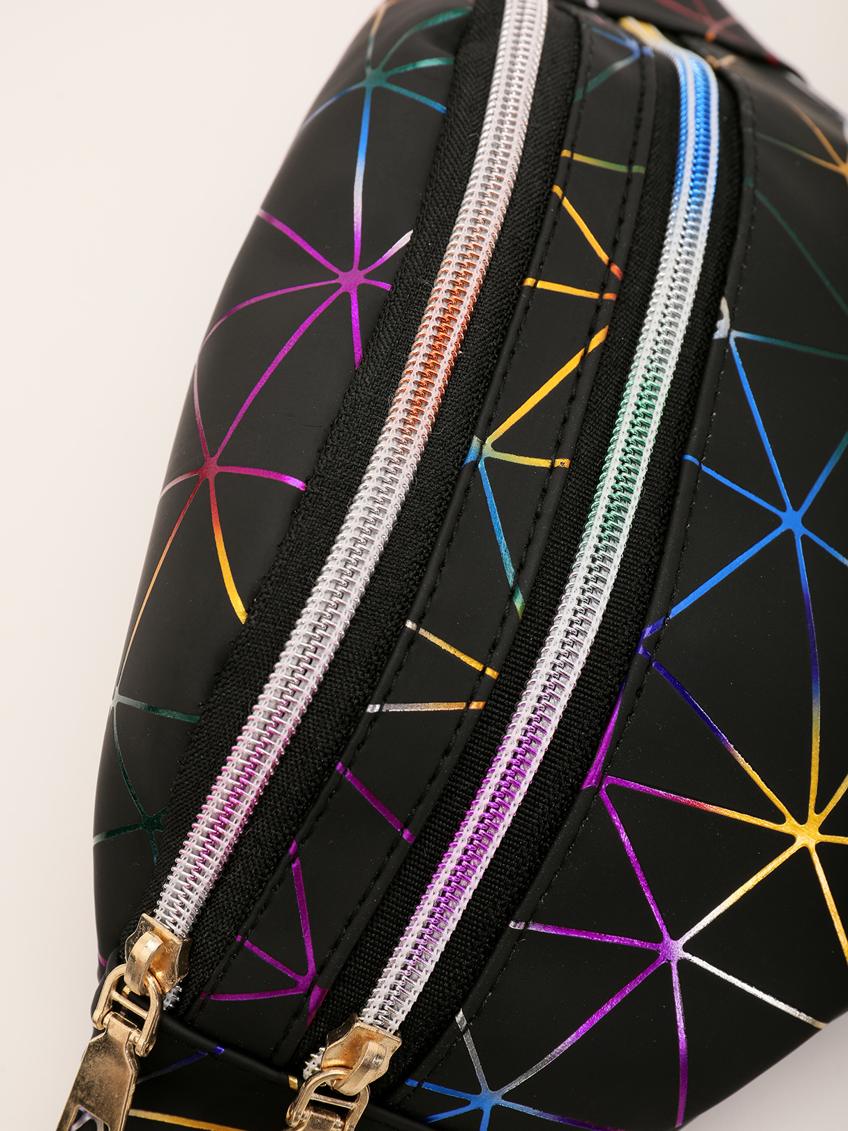 Fashion-Casual-Laser-Multi-Layer-PU-Mobile-Phone-Storage-Waist-Bag-Crossbody-Bag-Chest-Bag-1686255-5