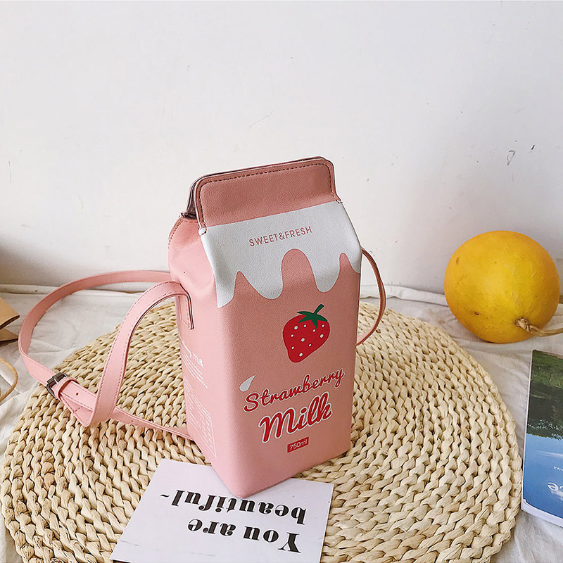 Fashion-Cute-Milk-Pattern-Large-Capacity-Female-Crossbody-Phone-Bag-Shoulder-Bag-Messenger-Bag-Gift--1465605-1