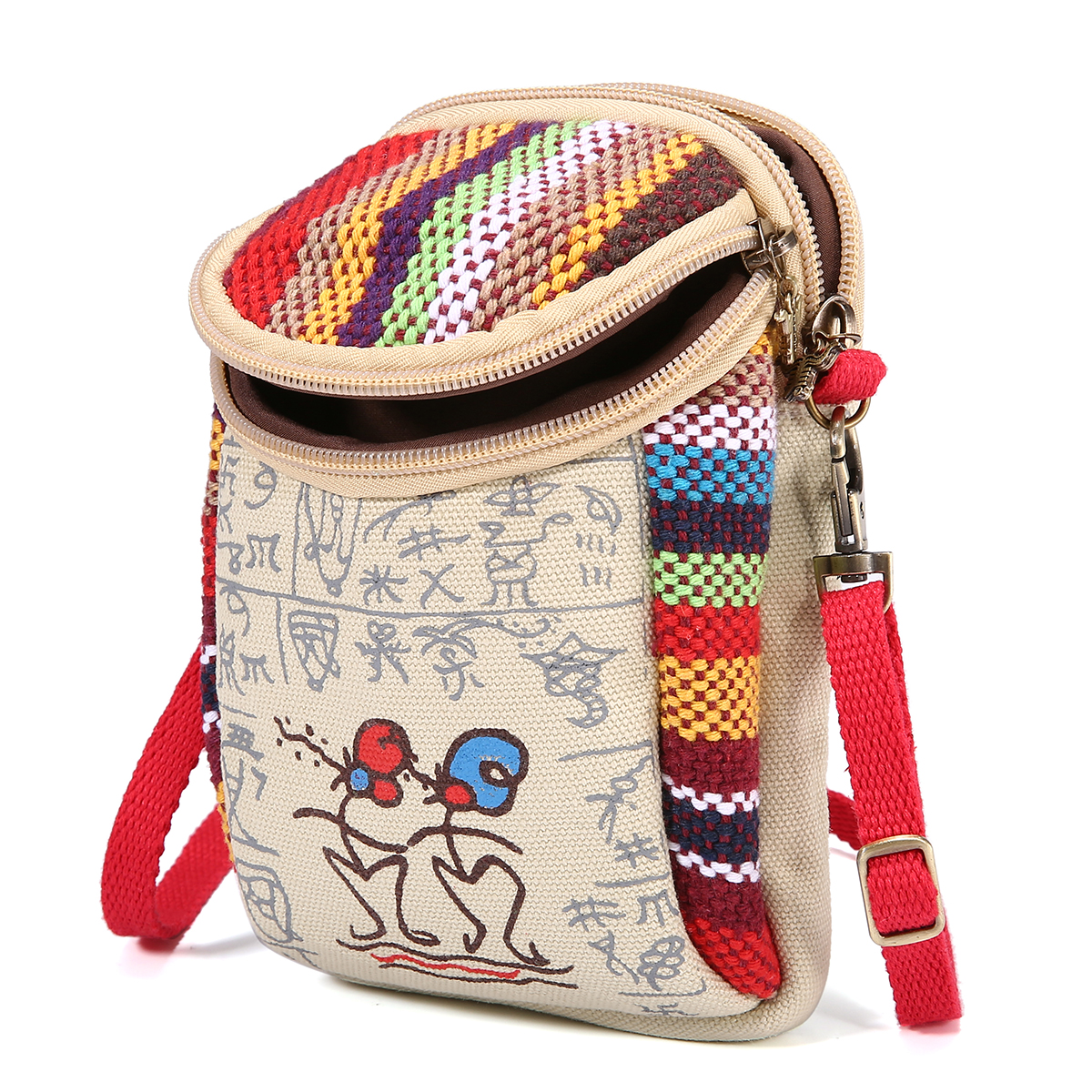 Fashion-Ethnic-Style-Casual-Mini-Zipper-Canvas-Women-Phone-Bag-Crossbody-Bag-Messenger-Bag-1686946-5