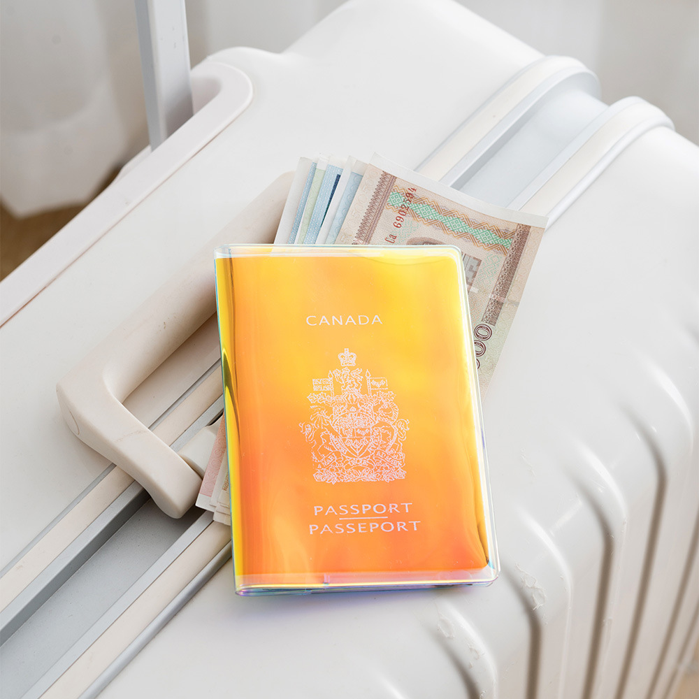 Fashion-Mini-Laser-Transparent-Short-Passport-Card-Holder-Document-Package-1599371-1