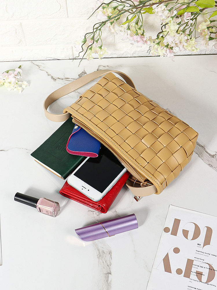 Fashion-Woven-Pattern-Makeup-Mobile-Phone-Crossbody-Shoulder-Storage-Bag-Handbag-1711785-11