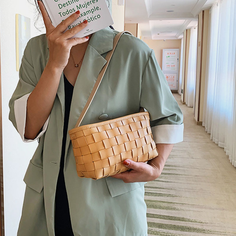 Fashion-Woven-Pattern-Makeup-Mobile-Phone-Crossbody-Shoulder-Storage-Bag-Handbag-1711785-8