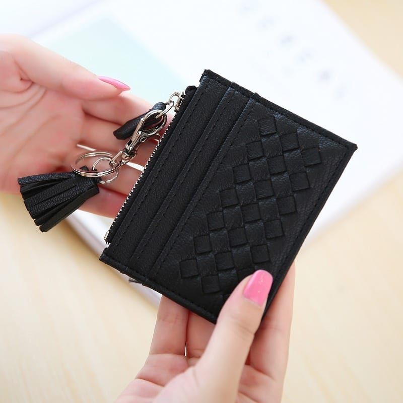 Fashion-Zipper-with-Multi-Card-Slot-PU-Leather-Short-Wallet-Coin-Purse-1409555-2