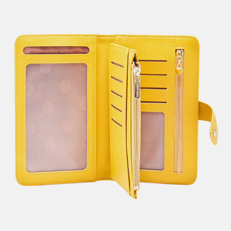 Fashion-Zippers-with-Multi-Card-Slot-Touch-Screen-Window-Phone-Bag-Wallet-Purse-Clutch-Handbag-1747050-2