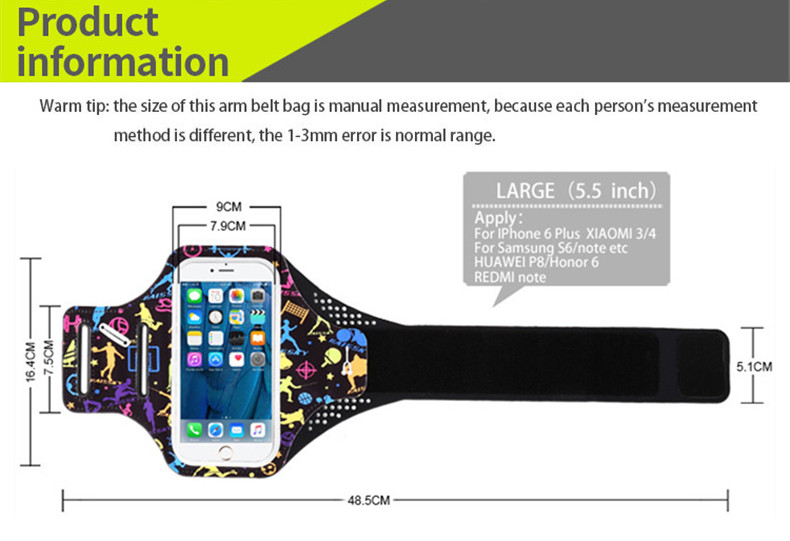 HAISSKY-Outdoor-Running-Waterproof-Screen-Touch-Arm-Bag-Pouch-for-Xiaomi-Mobile-Phone-under-55-inch-1309728-9
