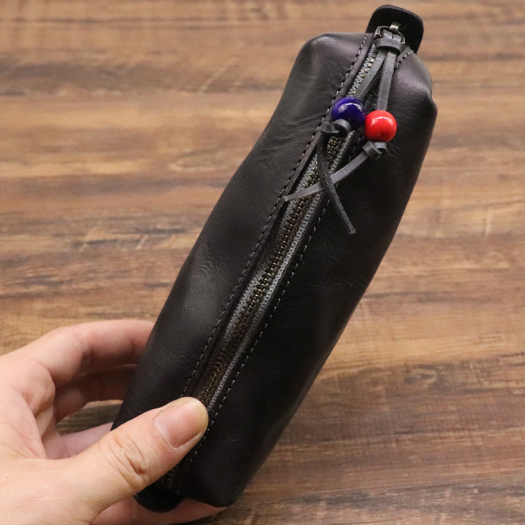 Handmade-Large-Capacity-First-Layer-Genuine-Leather-Pen-Glasses-Card-Storage-Bag-Organizer-1817910-7