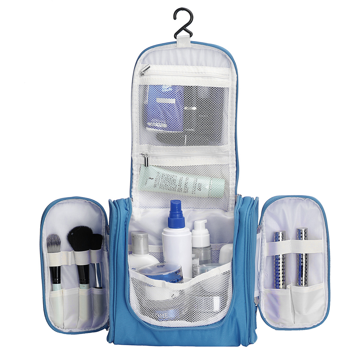Hook-Design-Double-Sided-Zipper-Large-Capacity-Makeup-Brushing-Storage-Bag-1861450-6