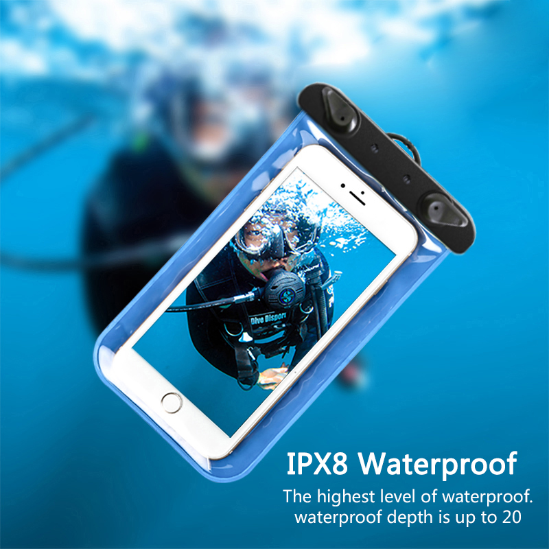 IPX8-Waterproof-Cell-Phone-Sealed-Bag-Pouch-with-Arm-Band-for-Phone-Under-6-Inches-Phone-1190978-2